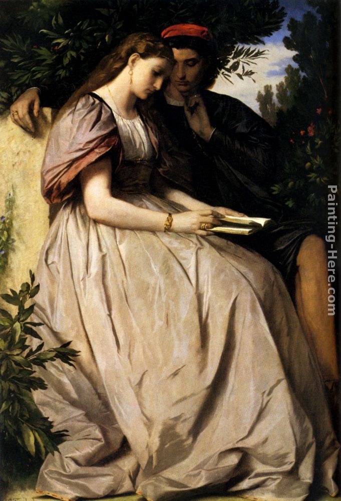 Paolo And Francesca painting - Anselm Friedrich Feuerbach Paolo And Francesca art painting
